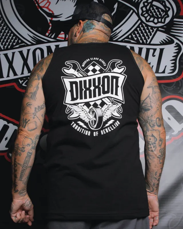 Tradition of Rebellion Tank - Black sold by Dixxon