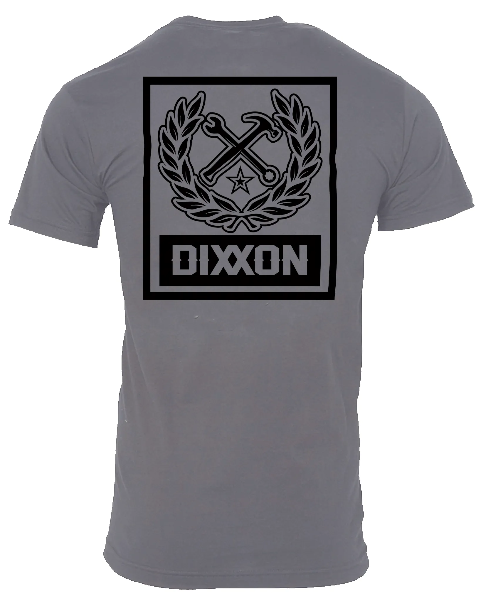 Box Crest T-Shirt - Gray & Black sold by Dixxon