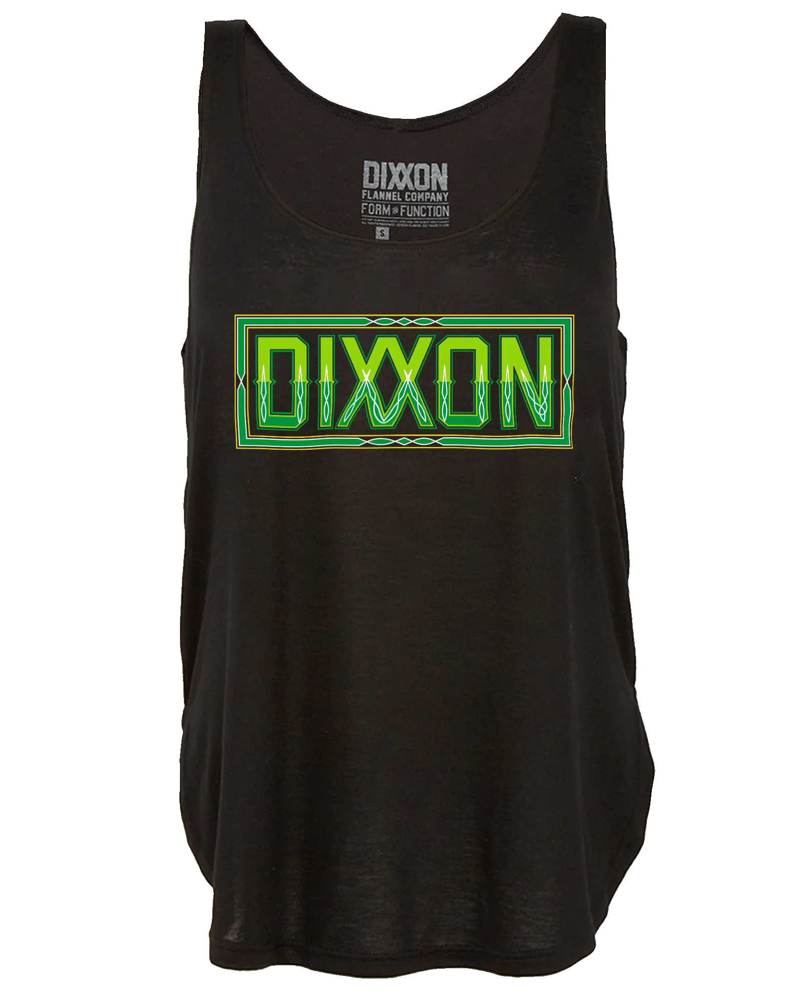 Women's Pinstripe Flowy Tank - Green sold by Dixxon product image thumbnail 2