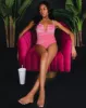 Women's Supreme One Piece Swimsuit - Pink Velvet sold by Dixxon