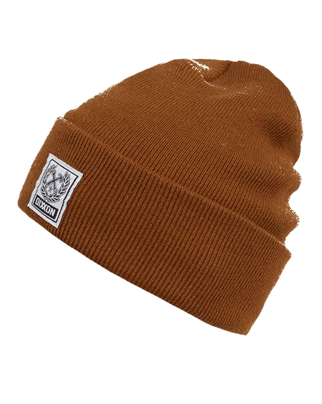 Ribbed Beanie - Brown sold by Dixxon