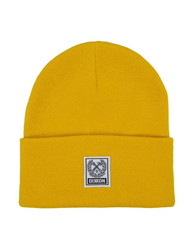 Ribbed Beanie - Mustard sold by Dixxon