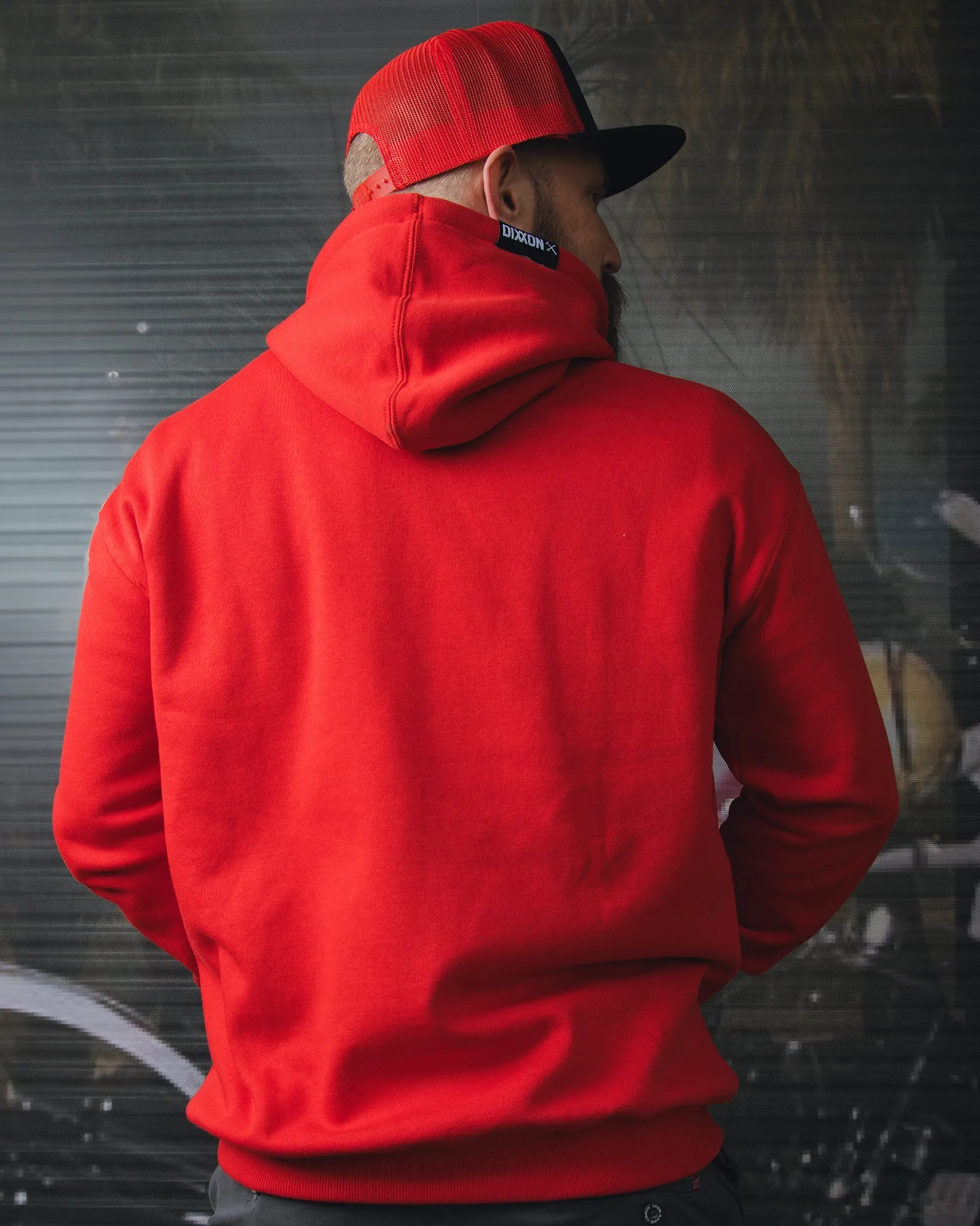 White Bolt Pullover Hoodie - Red sold by Dixxon product image thumbnail 3