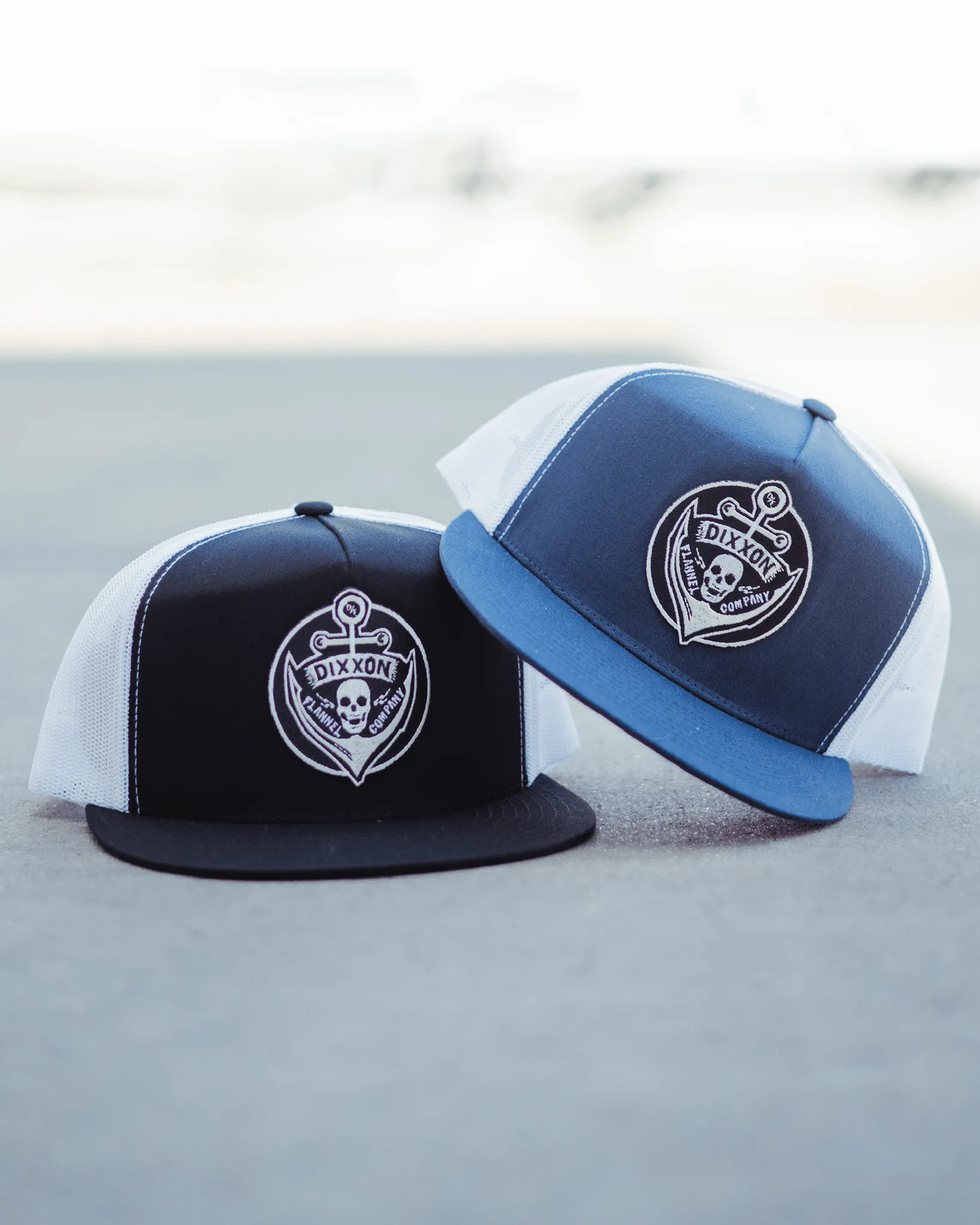 Anchor Flat Bill Trucker Snapback sold by Dixxon