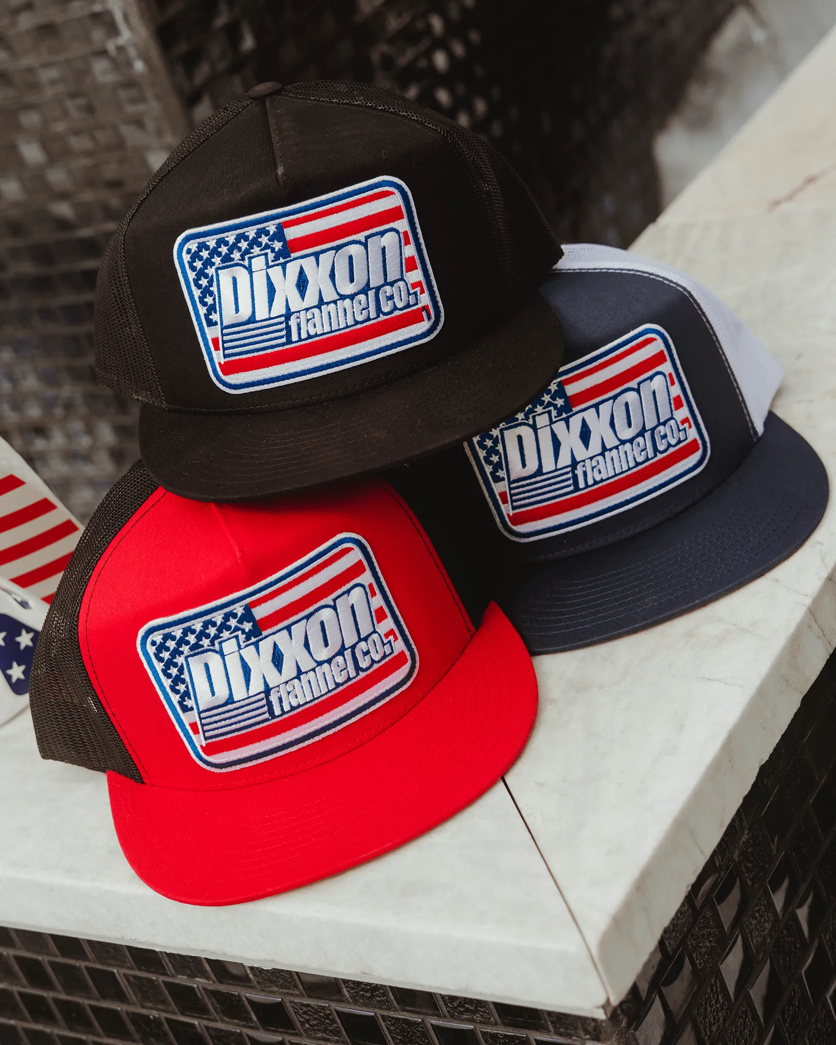 Murica Flat Bill Trucker Snapback sold by Dixxon product image thumbnail 4