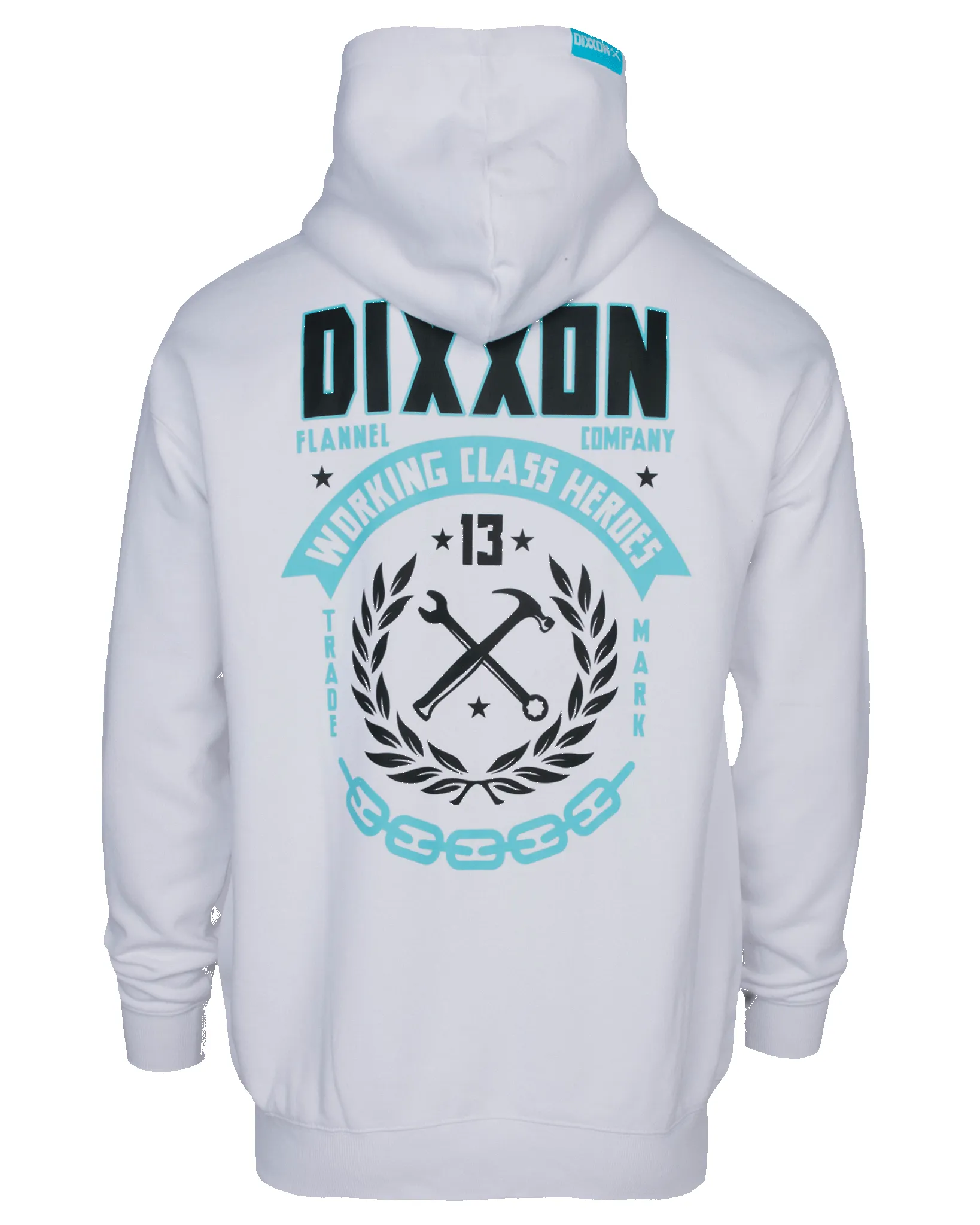 Tiffany & White Weld Zip Up Hoodie - White sold by Dixxon product image thumbnail 2