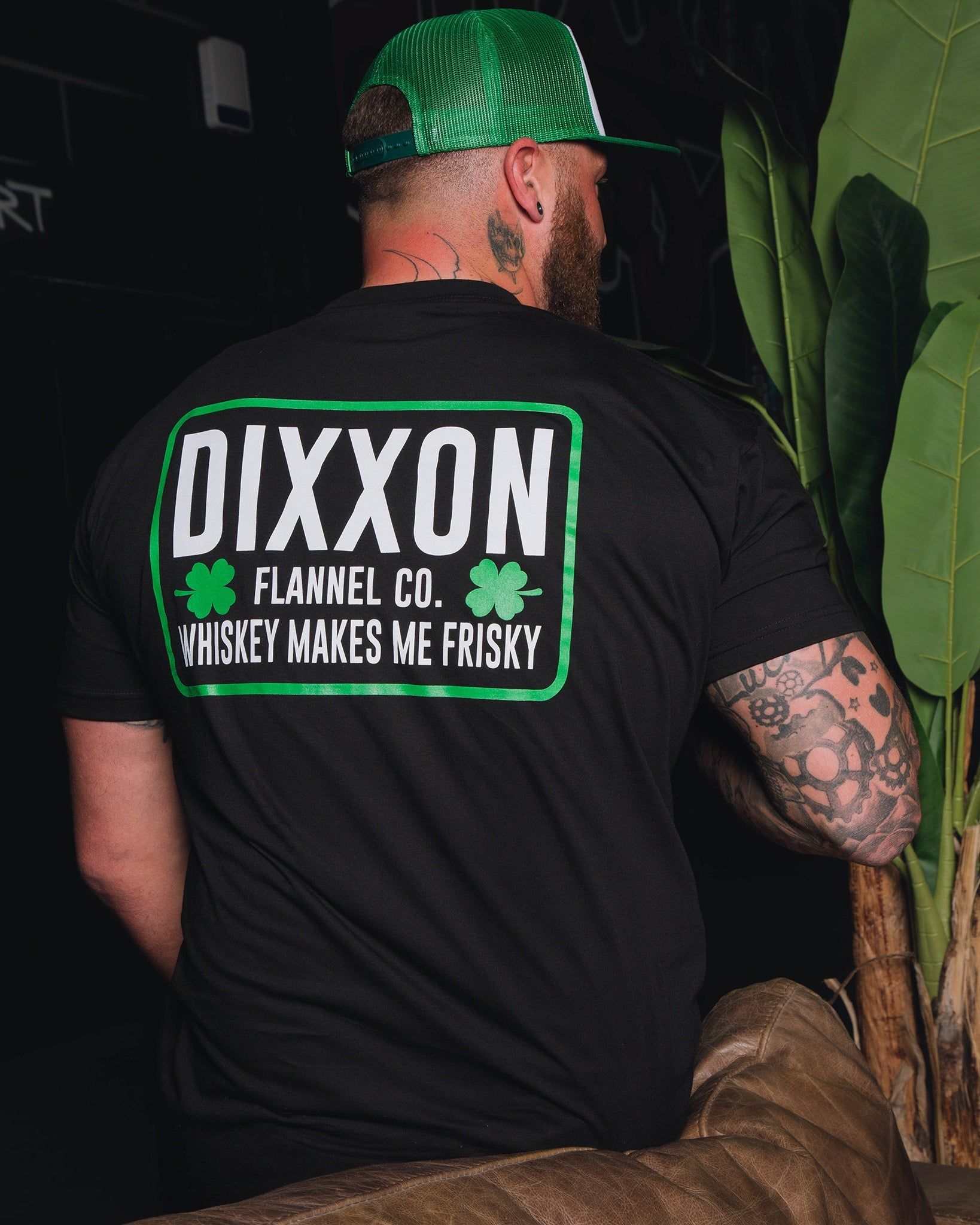 Whiskey Makes Me Frisky T-Shirt sold by Dixxon