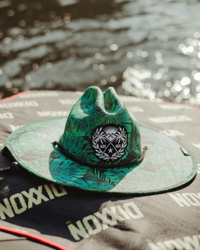 Monstera Mash Straw Sun Hat sold by Dixxon