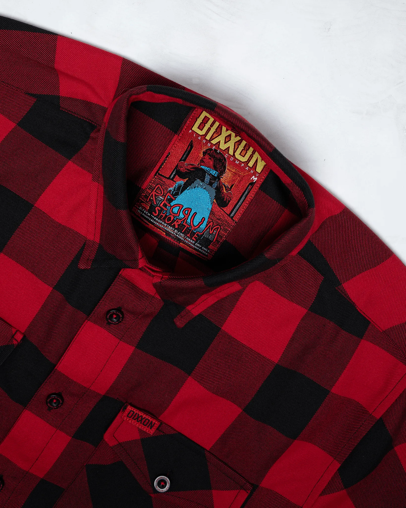 Redrum Short Sleeve Flannel sold by Dixxon product image thumbnail 5