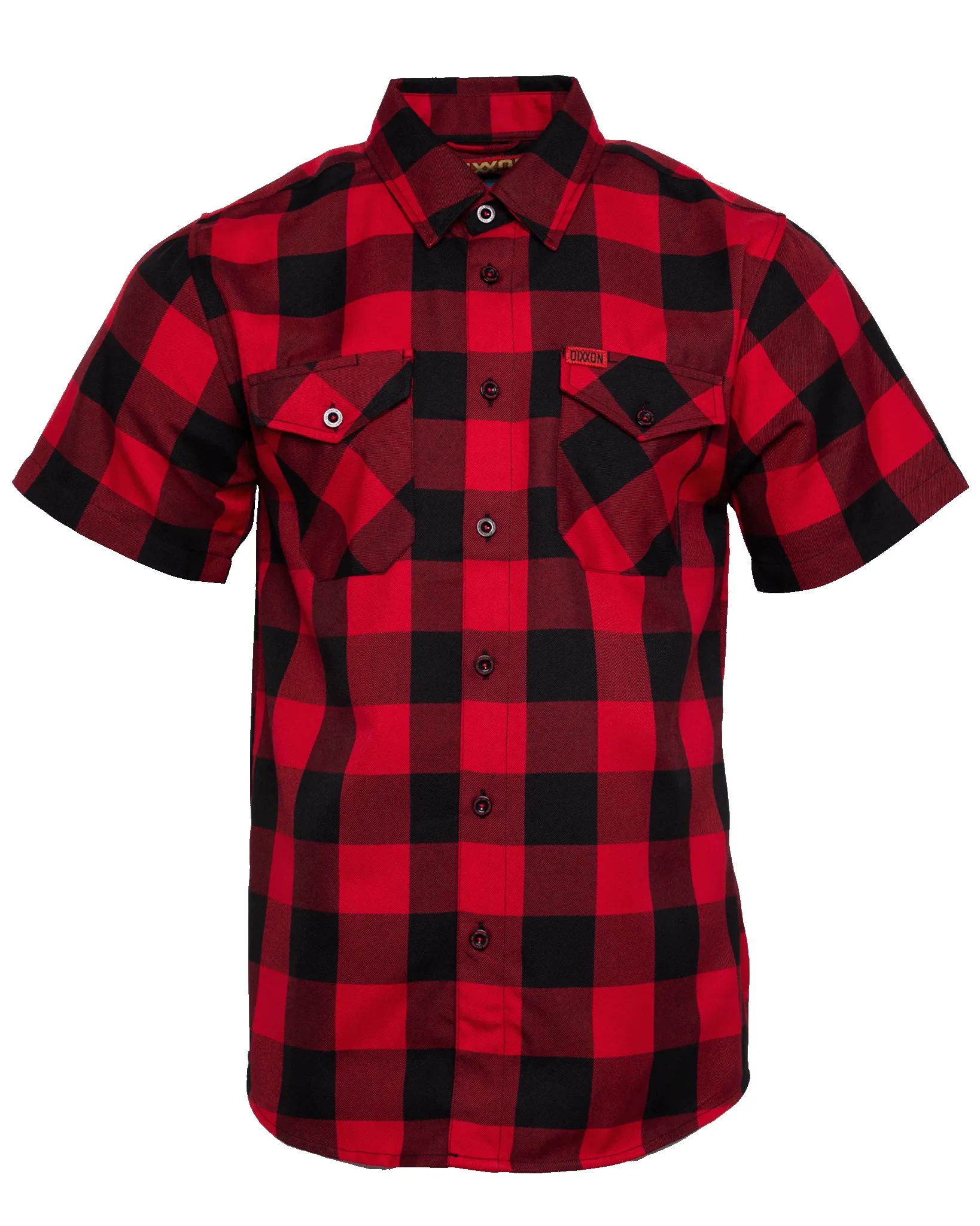 Redrum Short Sleeve Flannel sold by Dixxon product image thumbnail 2