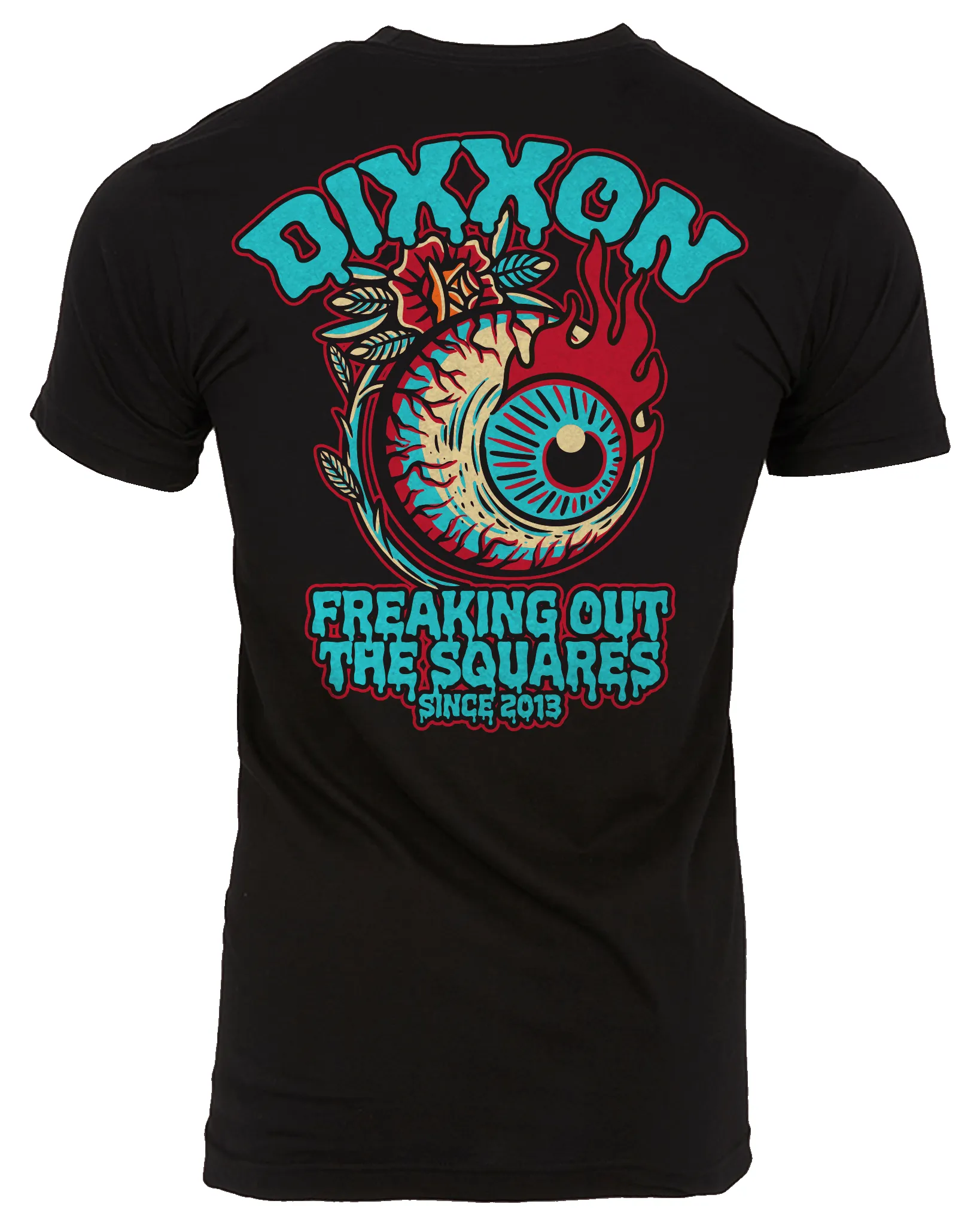 Squares T-Shirt - Black sold by Dixxon product image thumbnail 2