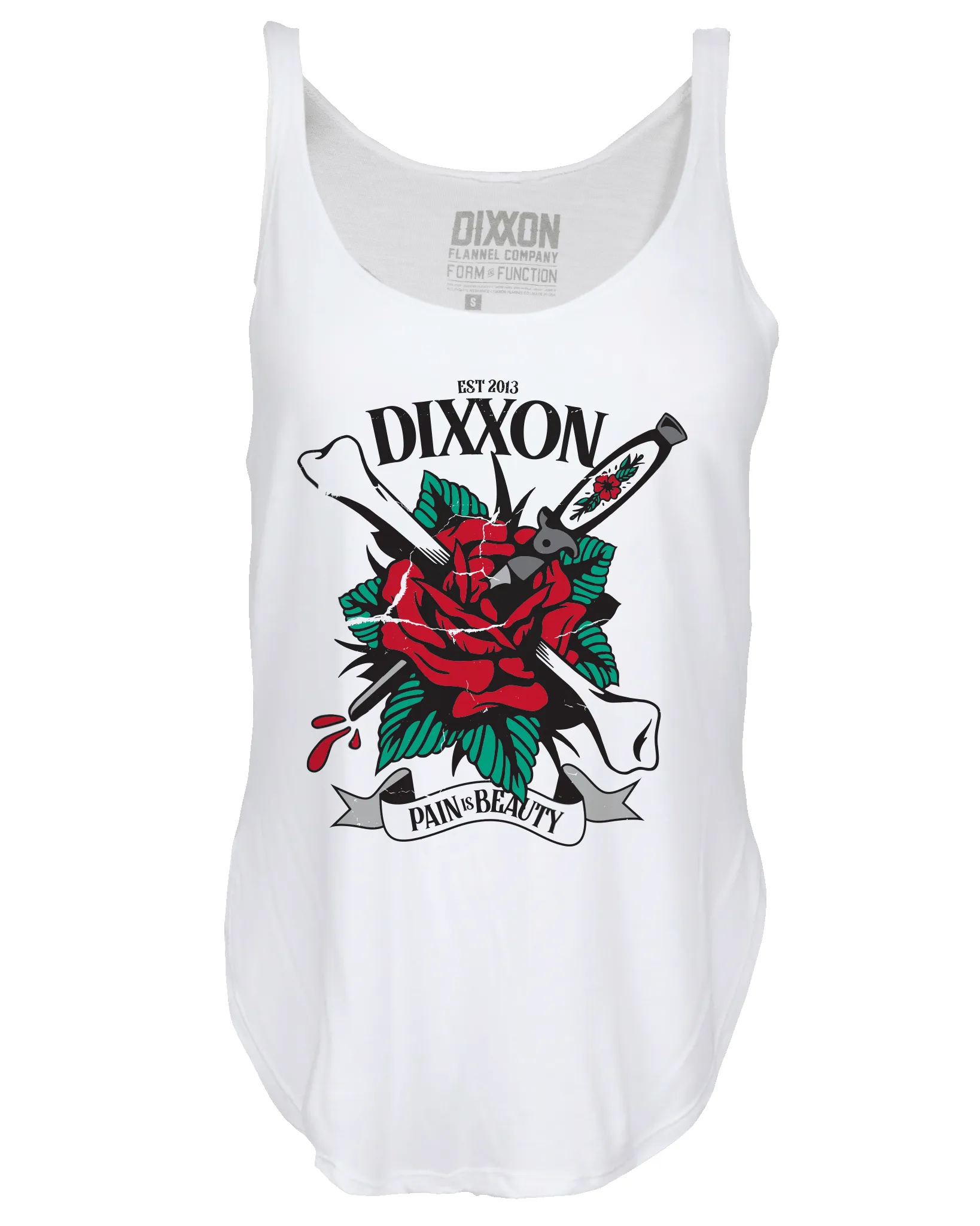 Women's Beauty Flowy Tank sold by Dixxon product image thumbnail 2