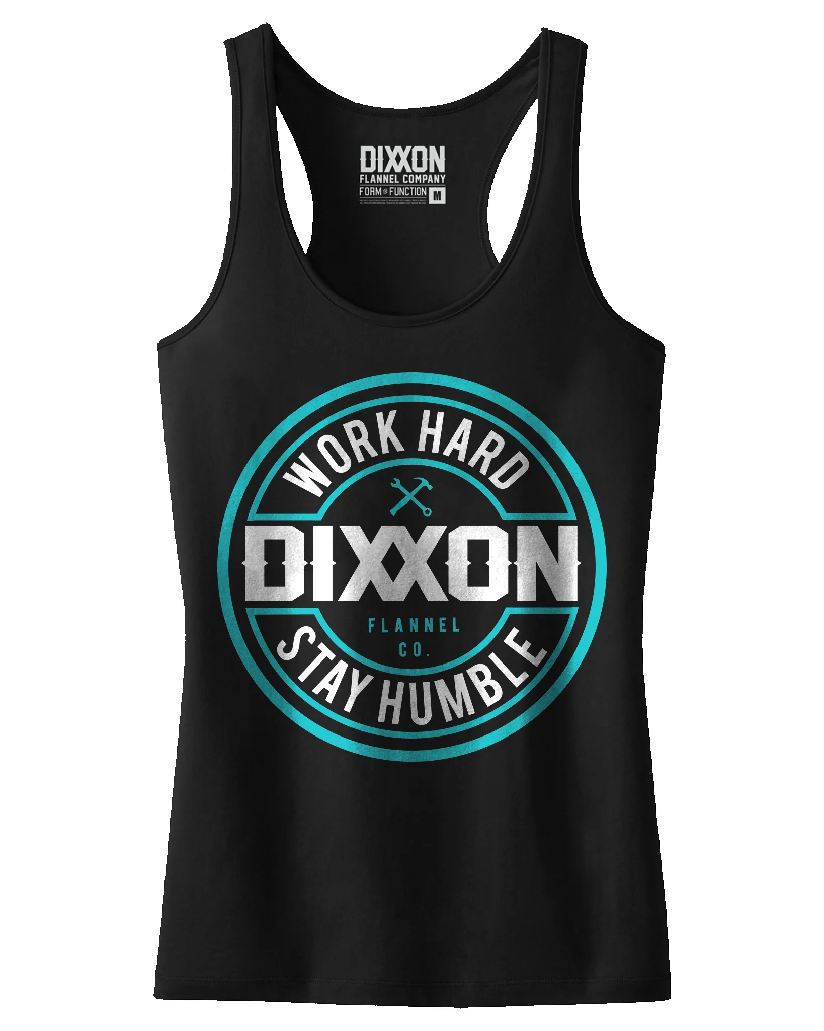 Women's Corpo Tank - Black & Tiffany sold by Dixxon