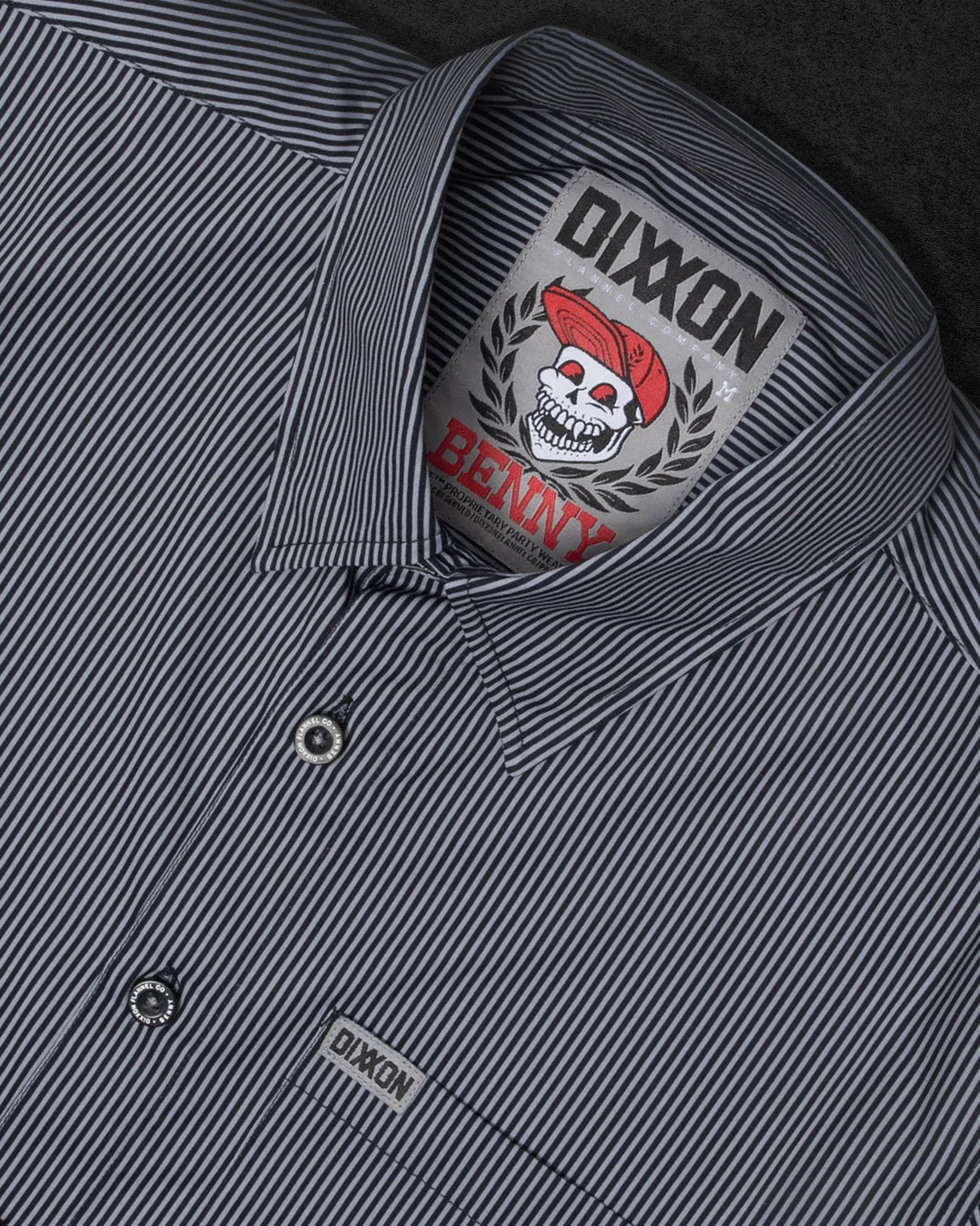 Benny Party Shirt - Gray sold by Dixxon product image thumbnail 5