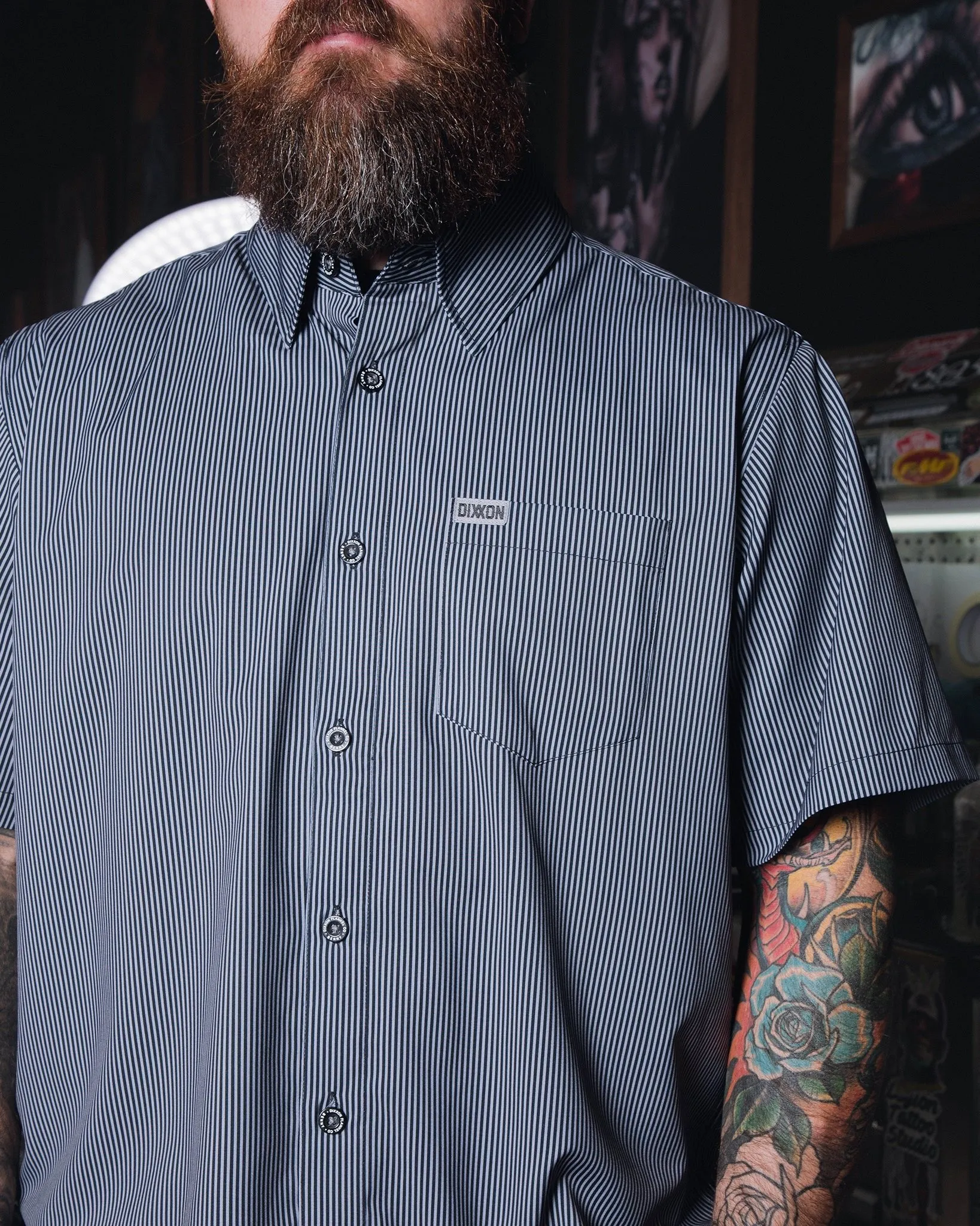 Benny Party Shirt - Gray sold by Dixxon product image thumbnail 4