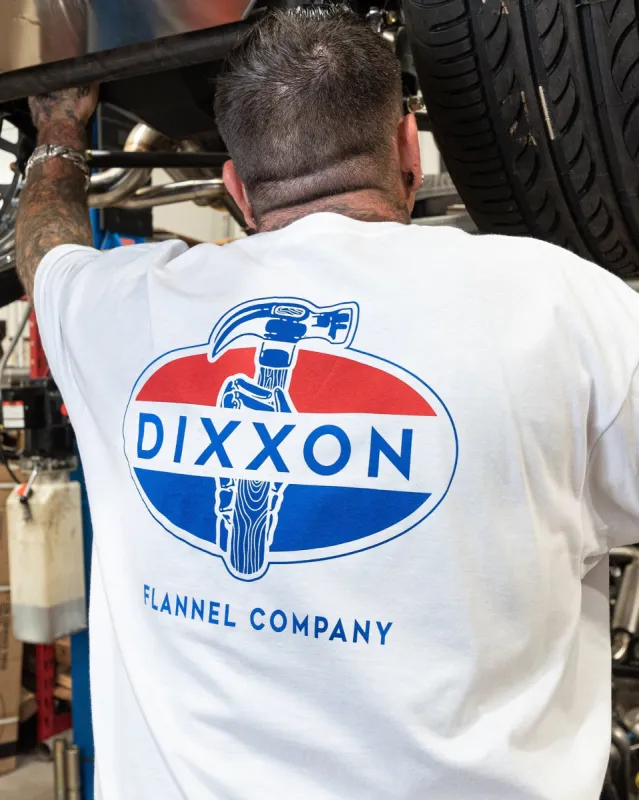 Standard T-Shirt - White, Red, & Blue sold by Dixxon