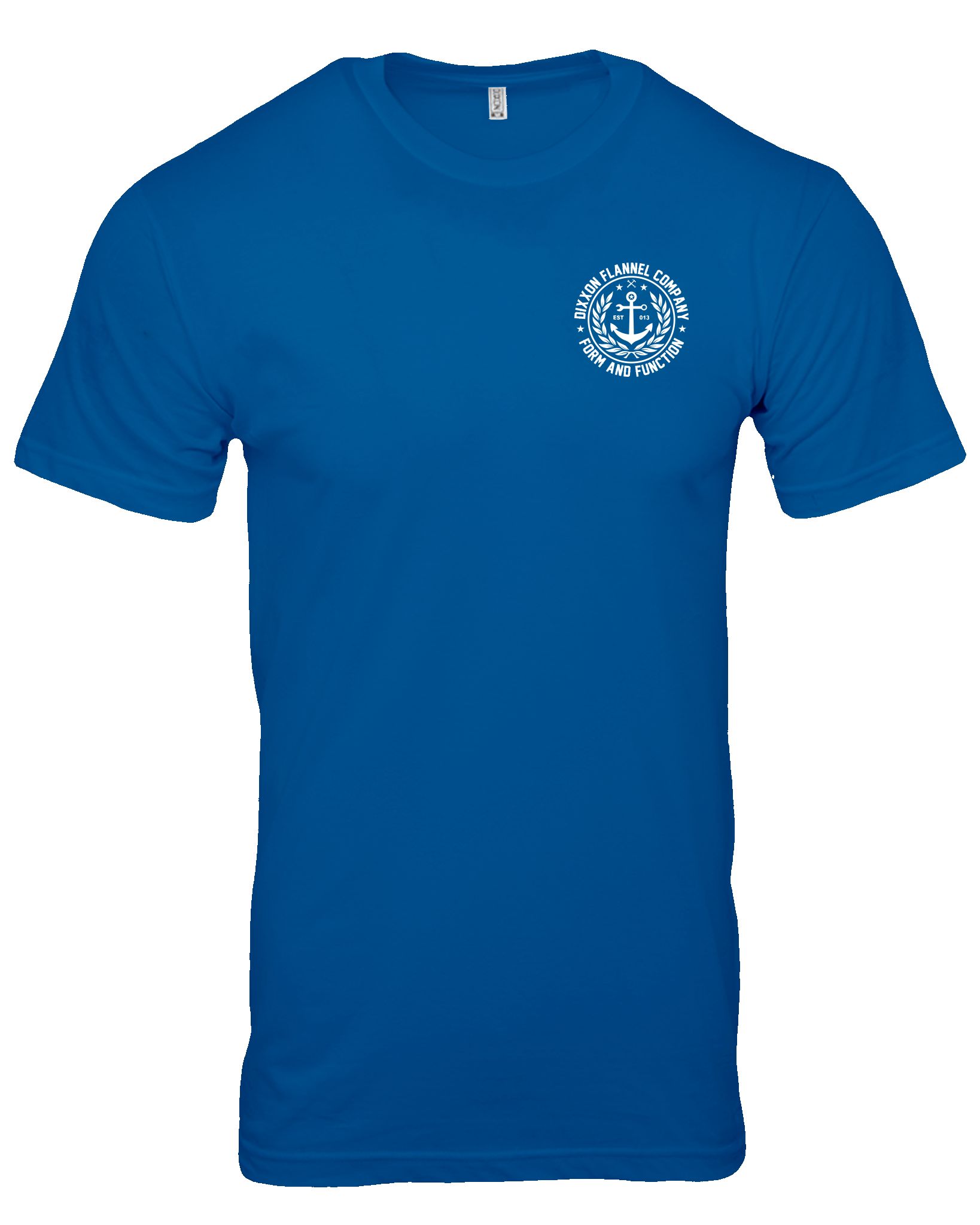 Salty Crest T-Shirt - Blue & White sold by Dixxon product image thumbnail 3