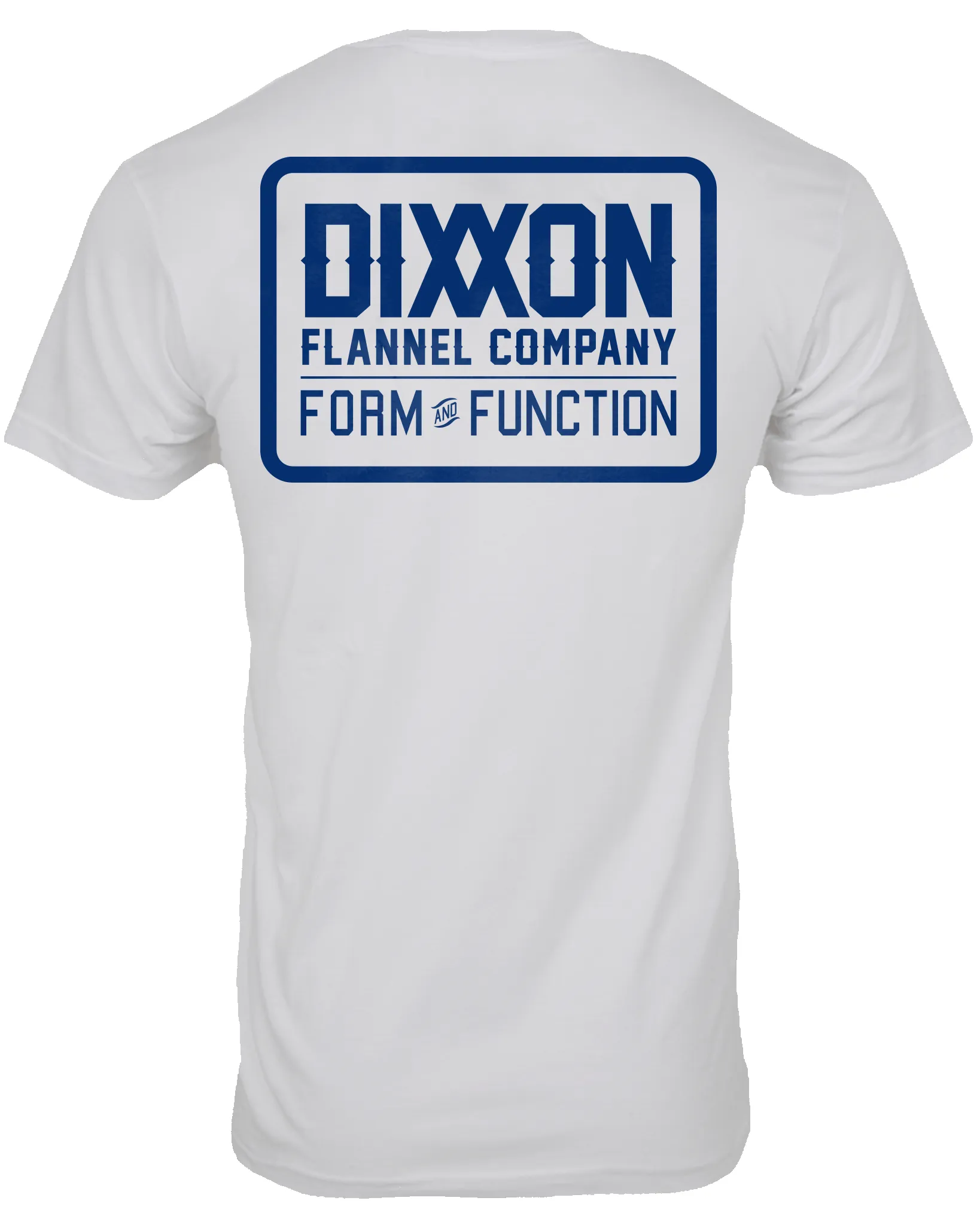 Classic T-Shirt - White & Navy sold by Dixxon