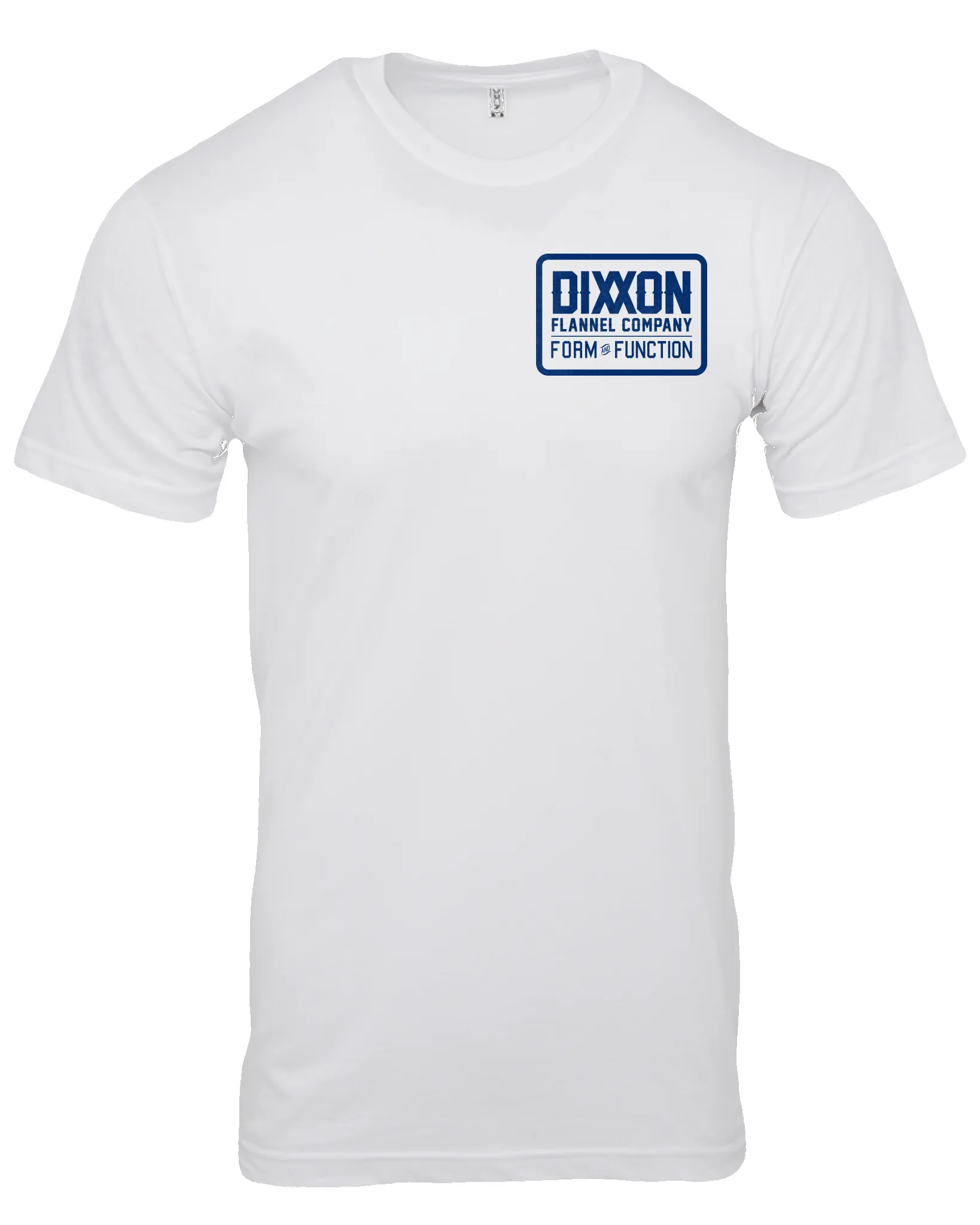 Classic T-Shirt - White & Navy sold by Dixxon product image thumbnail 2