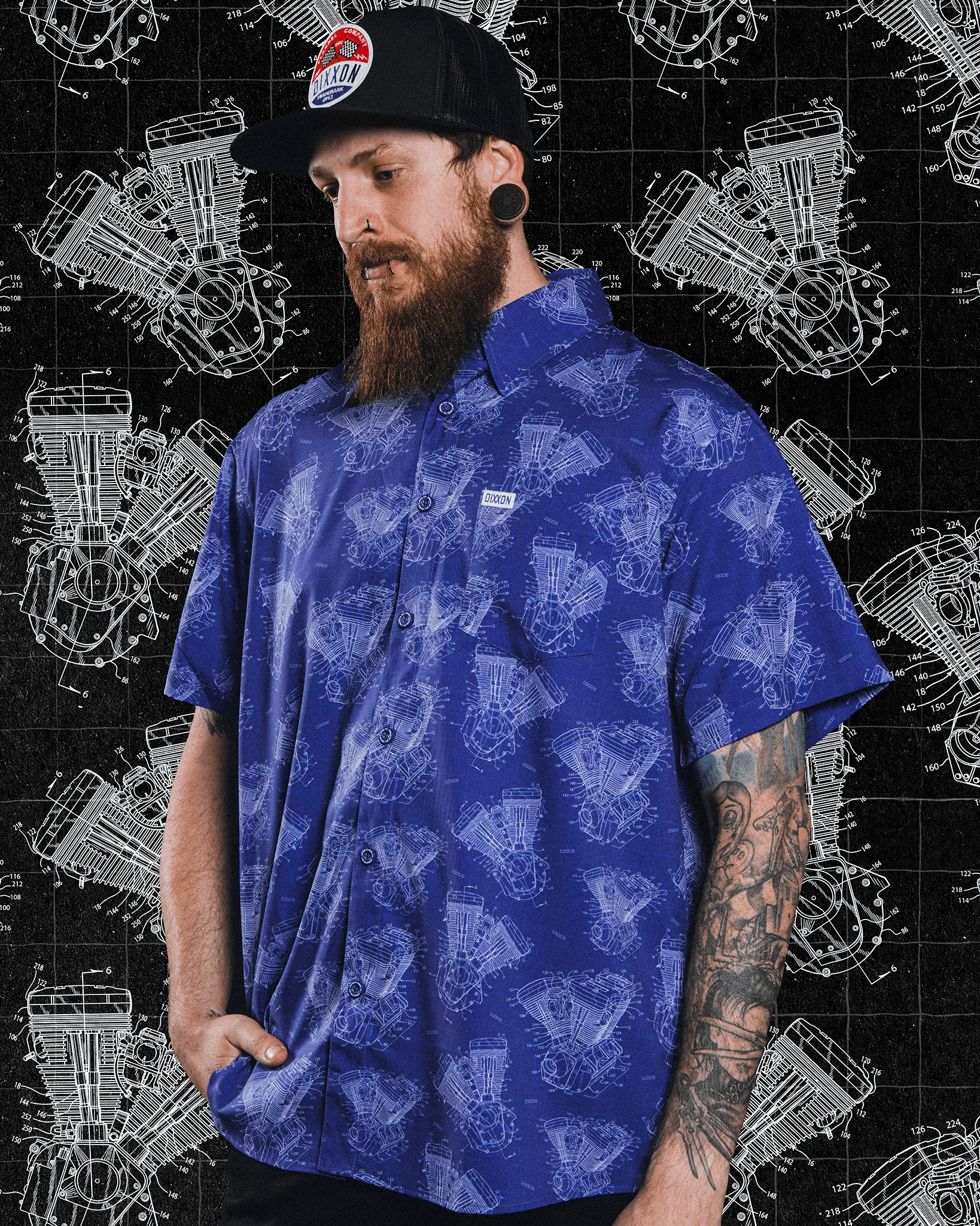 Blueprint Party Shirt sold by Dixxon