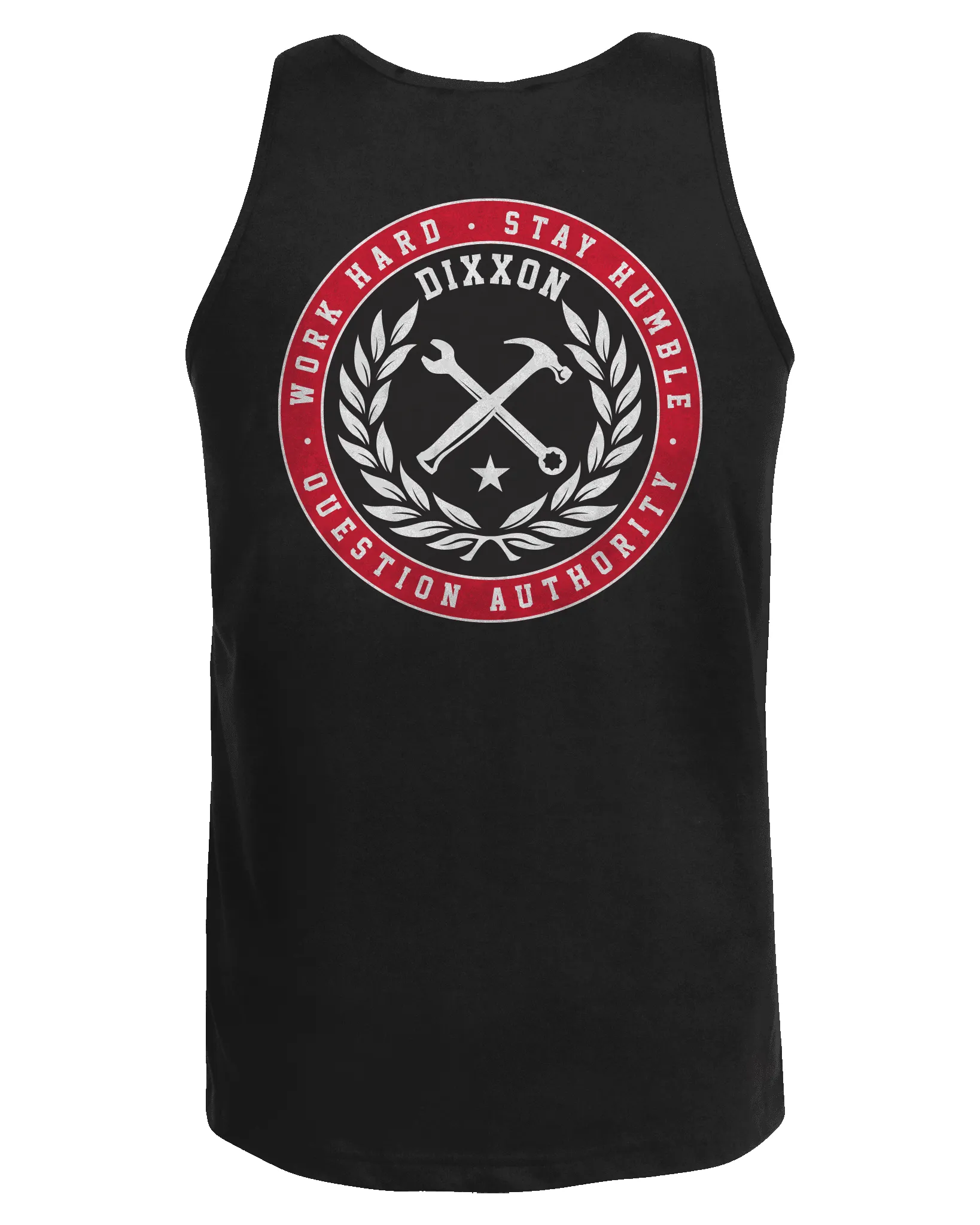 Branded Tank - Black & Red sold by Dixxon