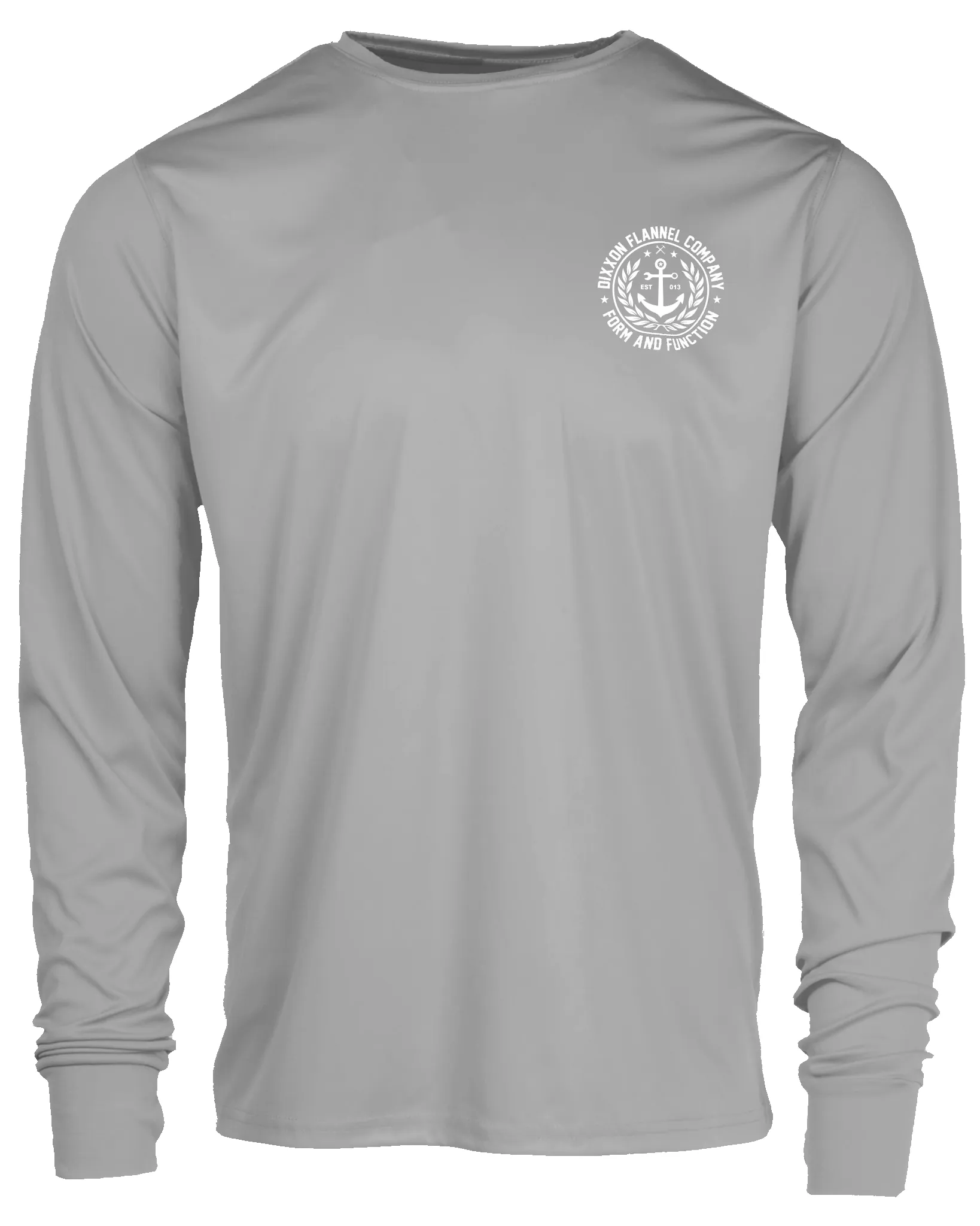 Salty Crest UV Long Sleeve T-Shirt - Gray sold by Dixxon product image thumbnail 3