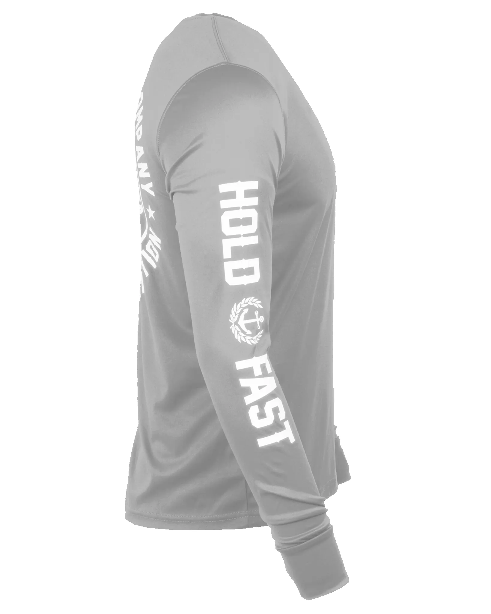 Salty Crest UV Long Sleeve T-Shirt - Gray sold by Dixxon product image thumbnail 4