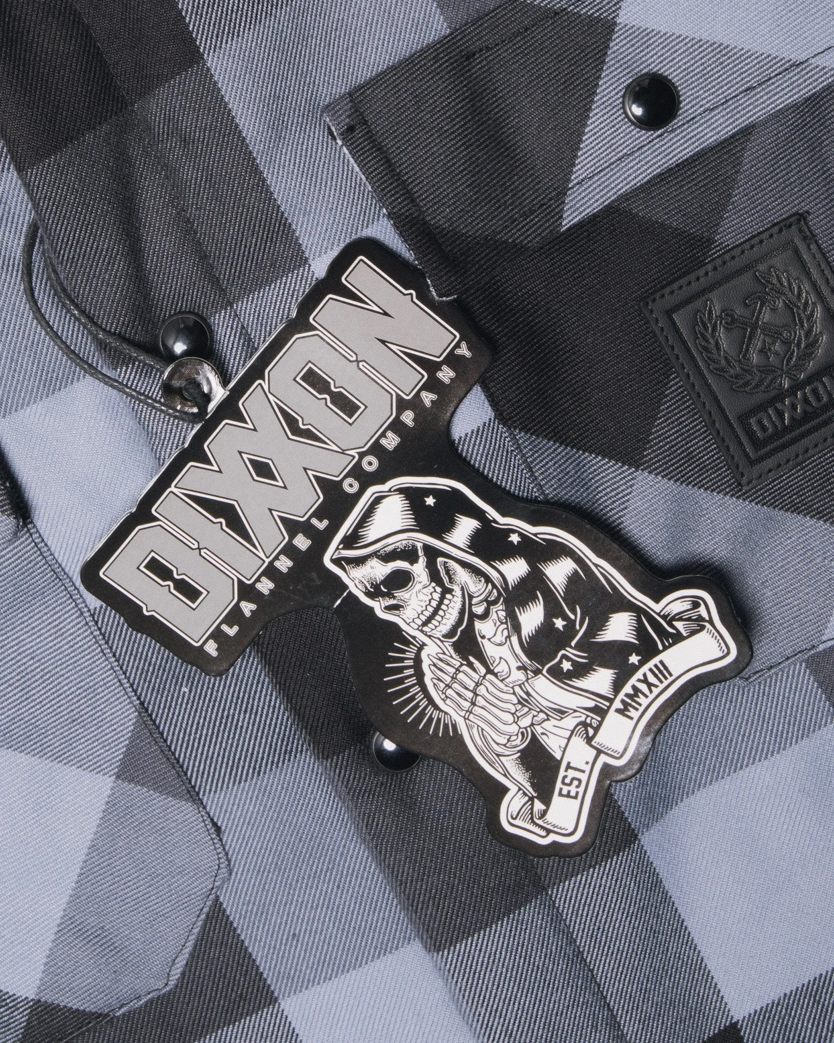 La Muerte Sherpa Lined Flannel Jacket sold by Dixxon product image thumbnail 4