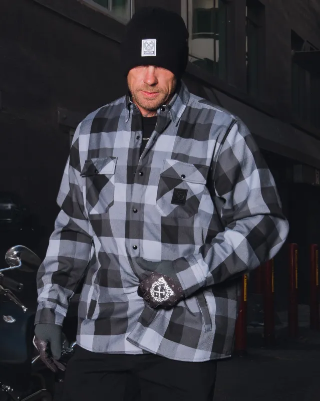 La Muerte Sherpa Lined Flannel Jacket made by Dixxon