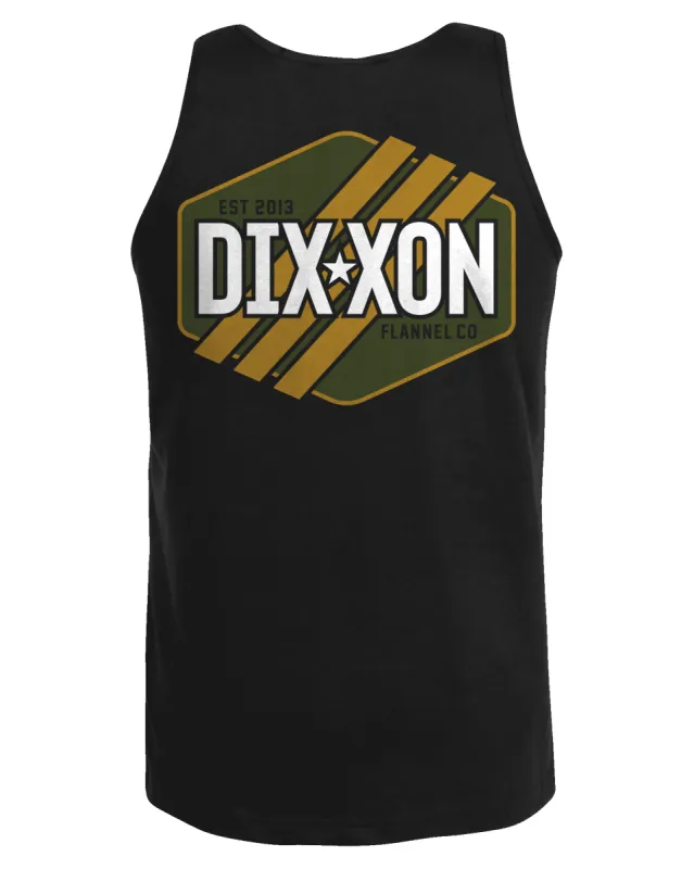 Tactical Stripes Tank - Black & O.D. Green sold by Dixxon