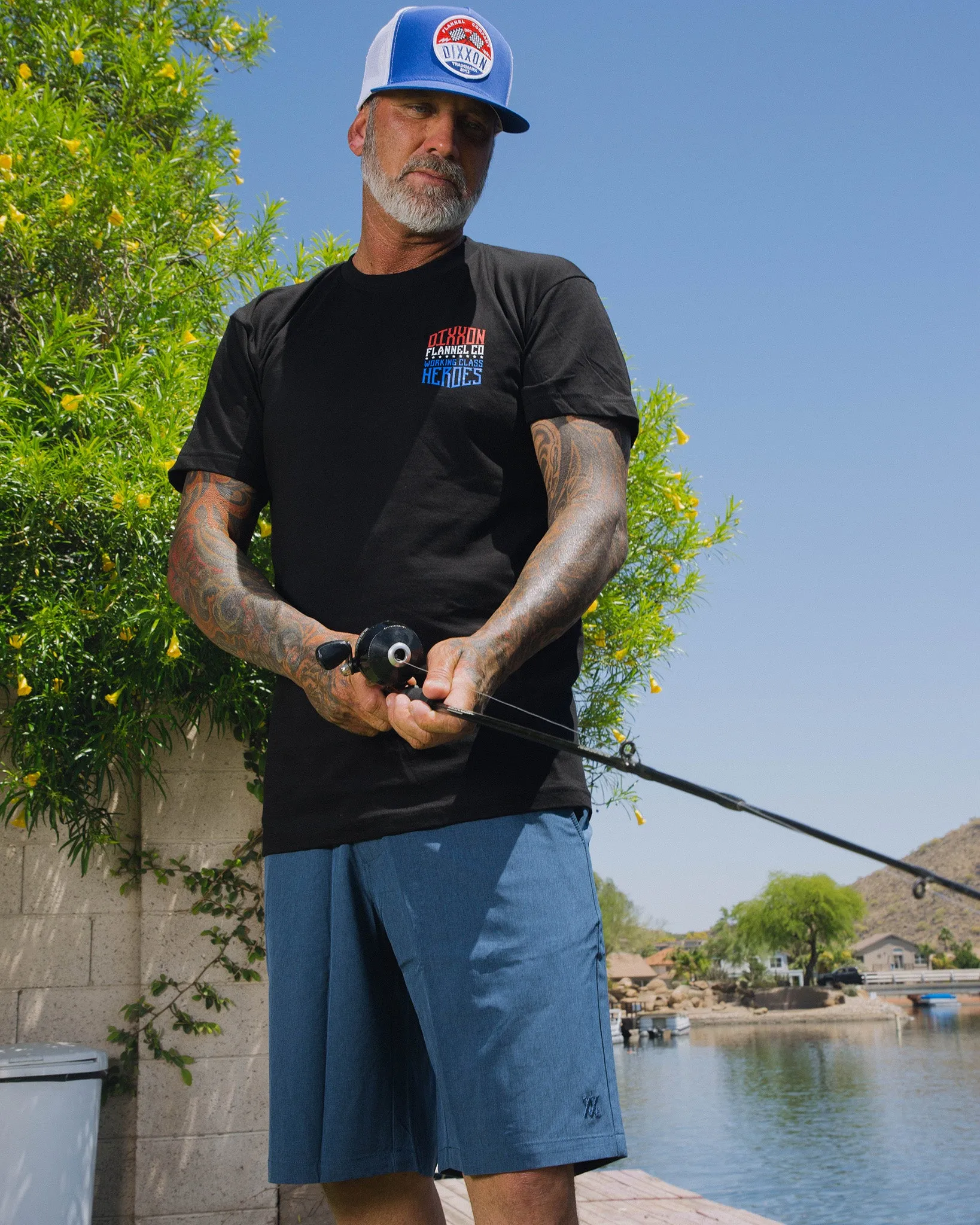 Working Class Heroes T-Shirt - Red, White, & Blue sold by Dixxon product image thumbnail 5