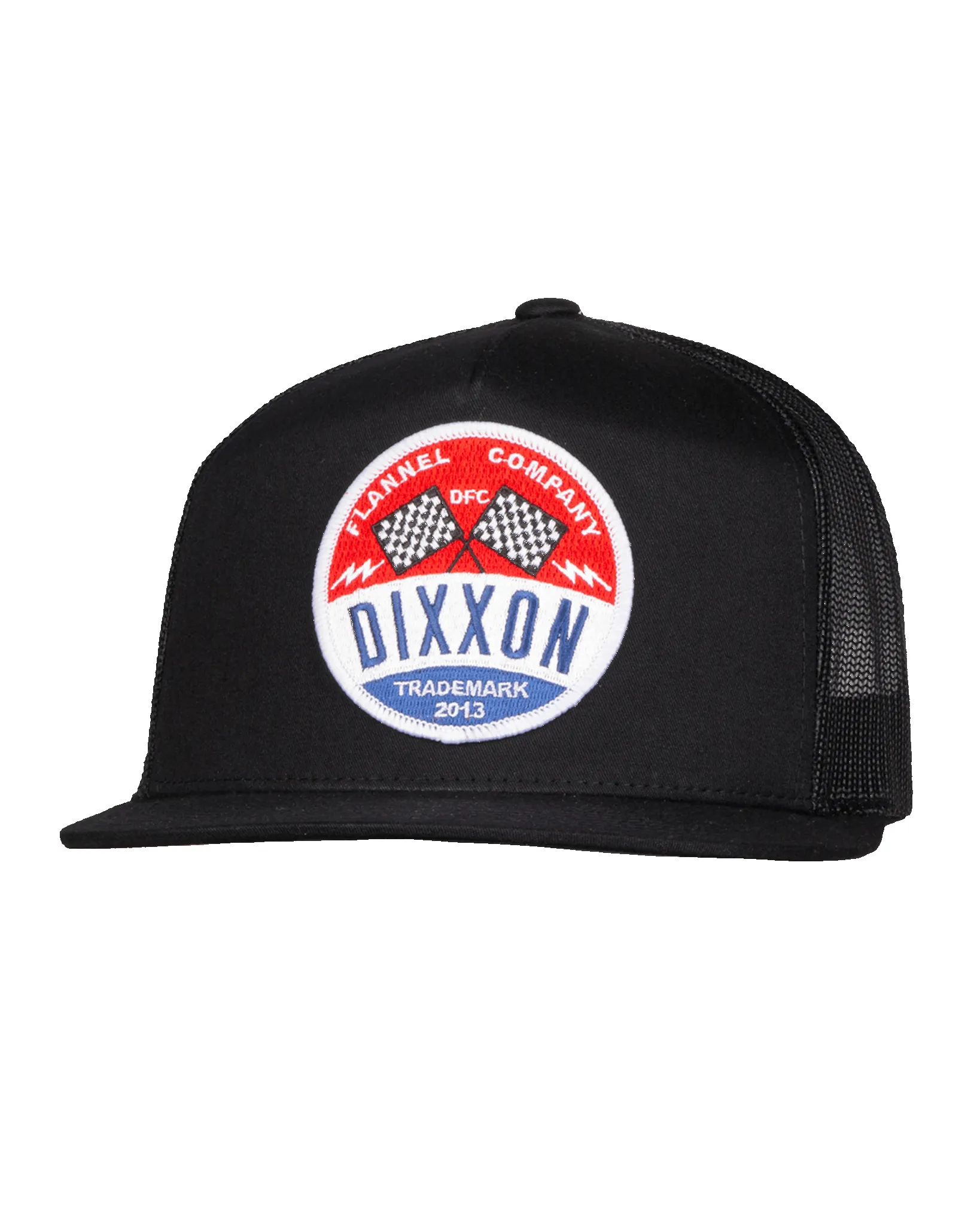 Tracker Flat Bill Trucker Snapback- Red, White, & Blue sold by Dixxon product image thumbnail 2
