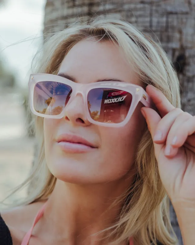 Deville Sunglasses - Pink Trans & Pink Gradient sold by Dixxon