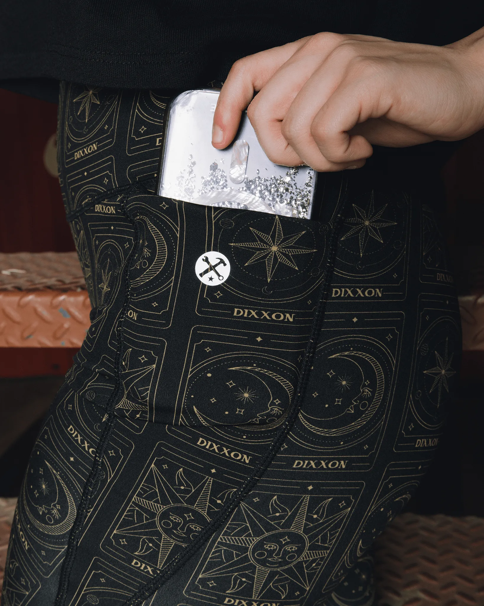 Women's Card Classic Leggings sold by Dixxon product image thumbnail 3