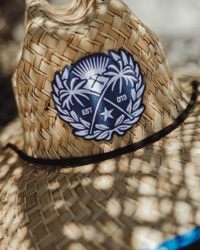Two Palms Straw Sun Hat sold by Dixxon