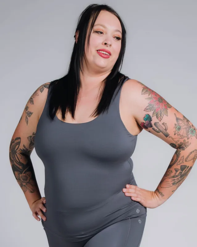 Women's Classic Tank - Charcoal Gray sold by Dixxon