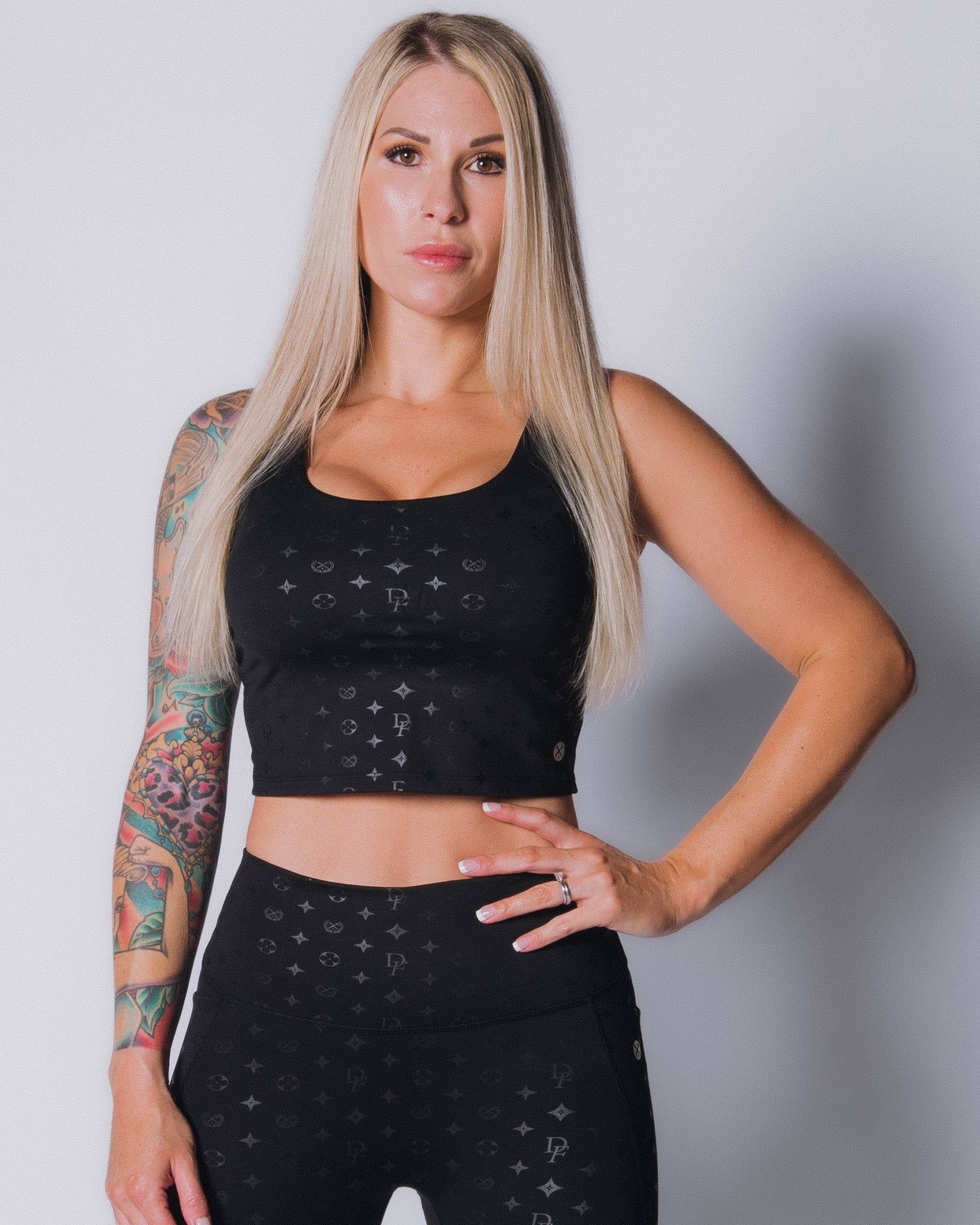 Women's Bougie Classic Crop Top - Black sold by Dixxon