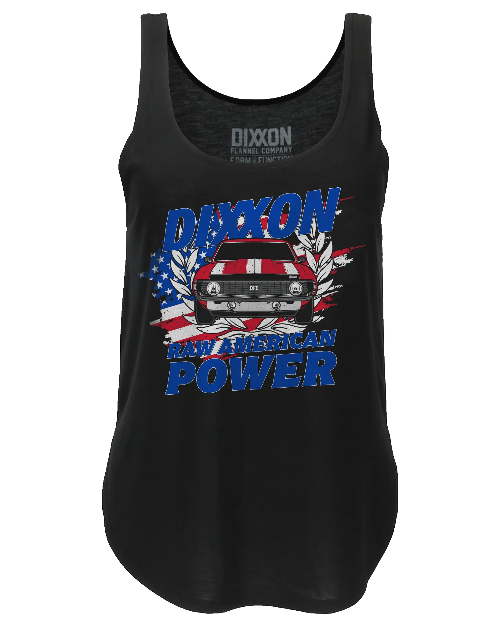 Women's Raw American Power Flowy Tank sold by Dixxon product image thumbnail 2