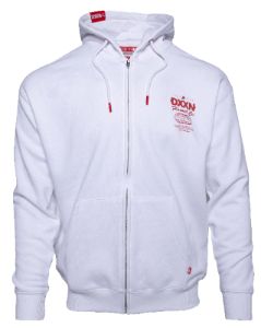 Red Tech Zip Up - White sold by Dixxon