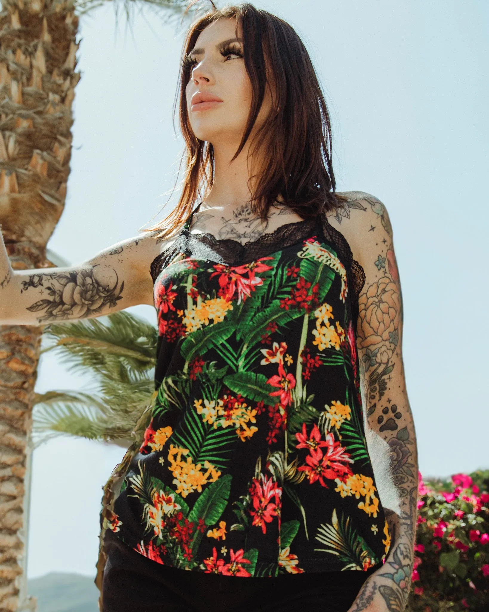 Women's Lace Cami Halter - Gili sold by Dixxon