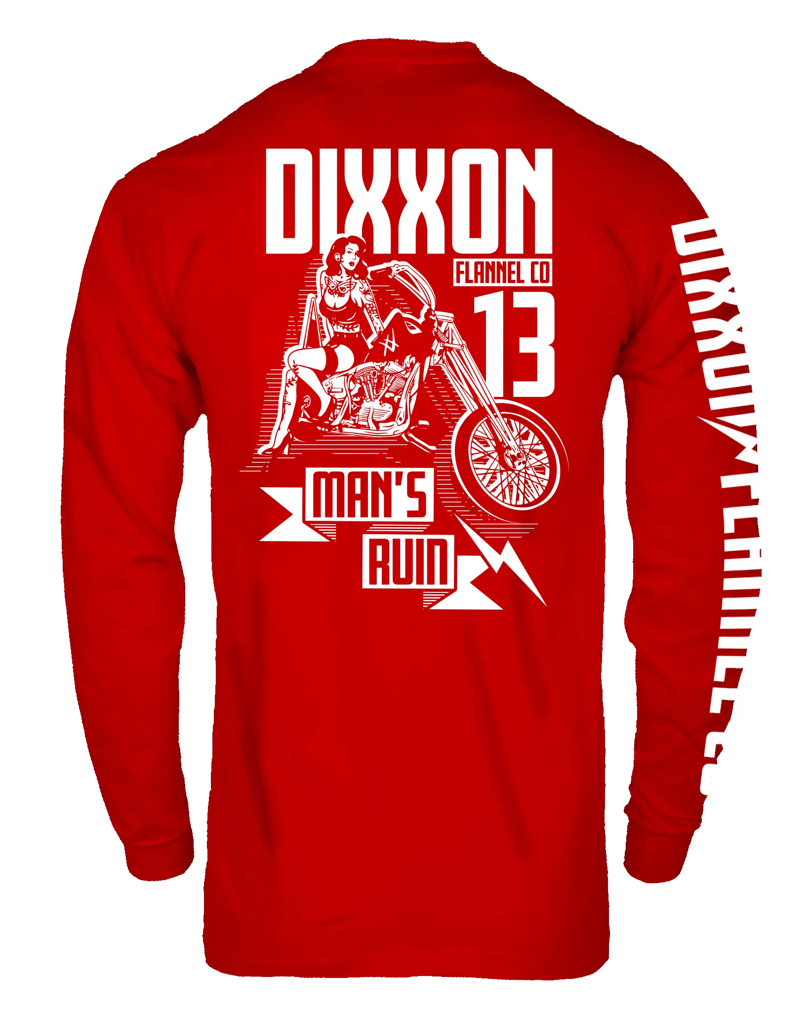 Man's Ruin Long Sleeve T-Shirt sold by Dixxon product image thumbnail 2