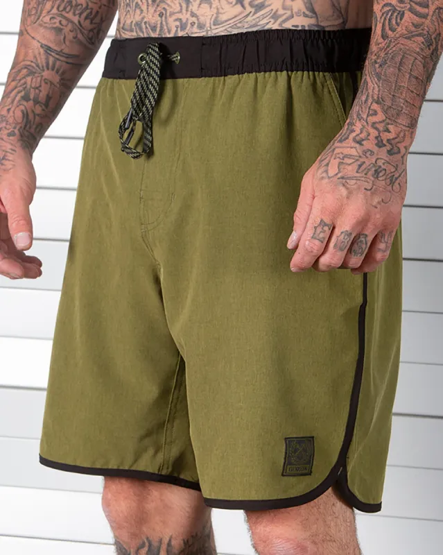 Chad Shorts - O.D. Green made by Dixxon