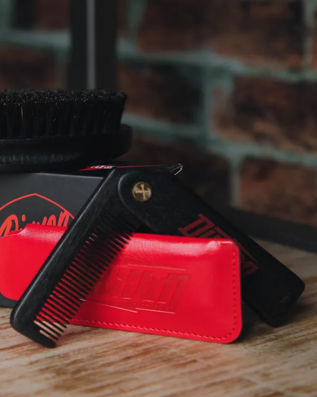 Bolt Folding Beard Comb sold by Dixxon