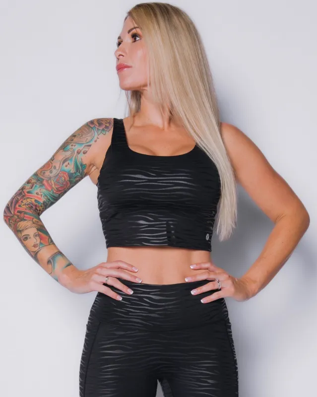 Women's La Tigra Classic Crop Top sold by Dixxon