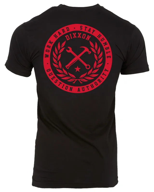 Branded T-Shirt - Black & Red sold by Dixxon