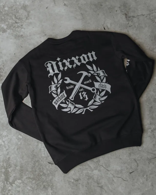 Gray Award Crest Crewneck - Black sold by Dixxon