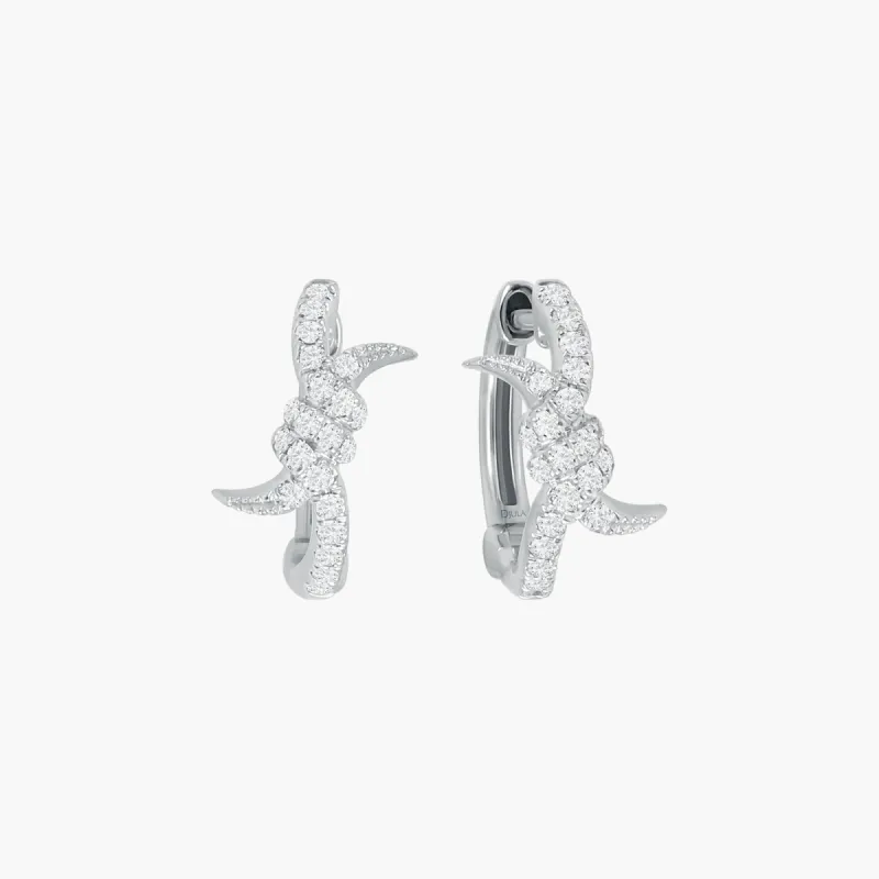 Barbelé Hoop earrings sold by Djula