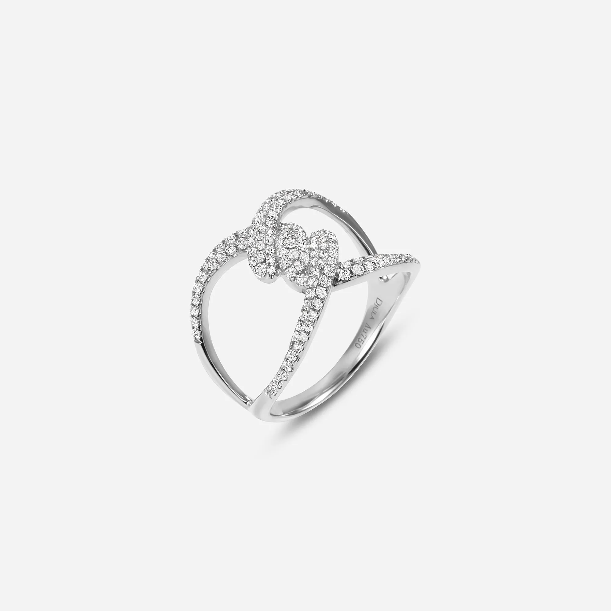 Barbelé Twist Paved Ring sold by Djula product image thumbnail 5