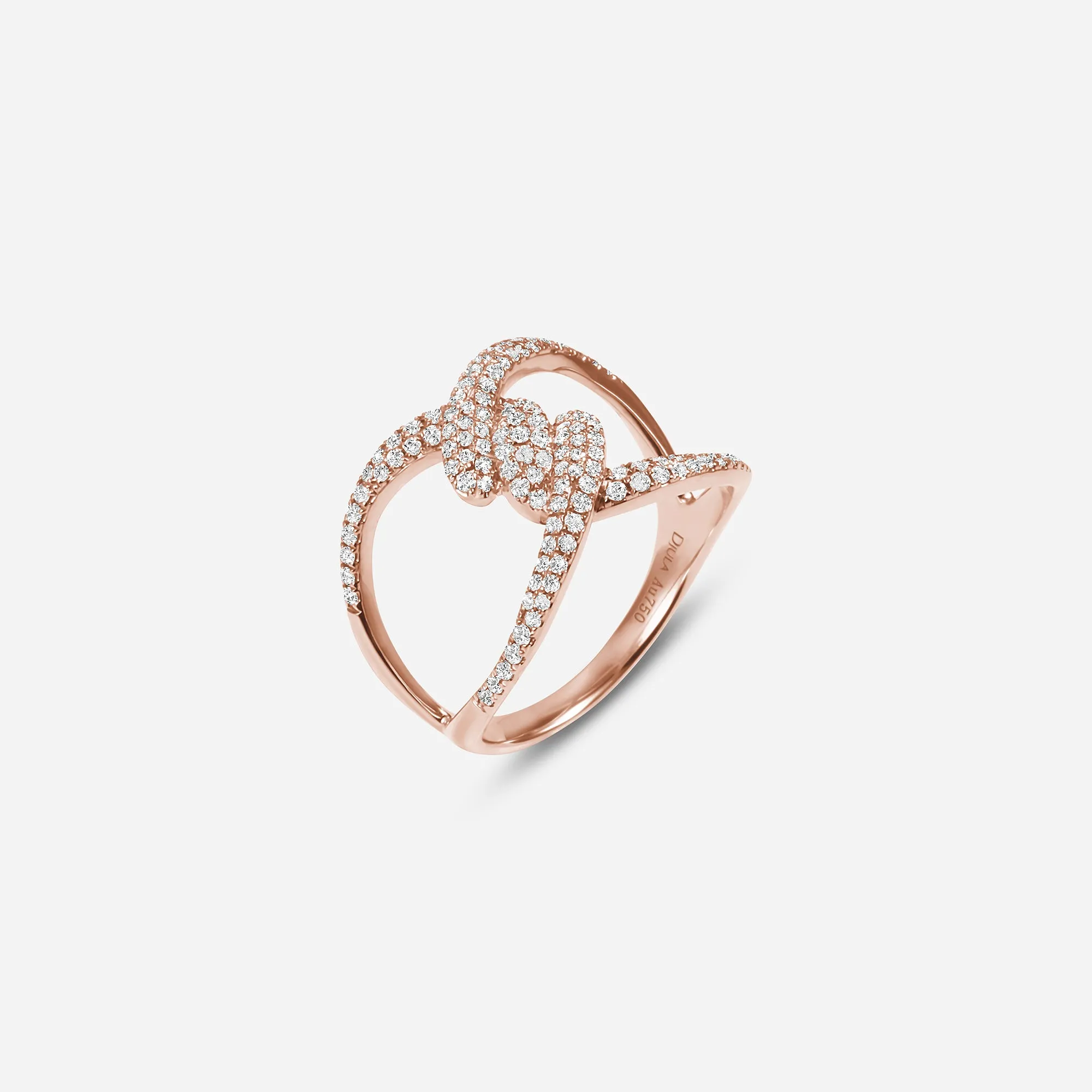 Barbelé Twist Paved Ring sold by Djula product image thumbnail 2