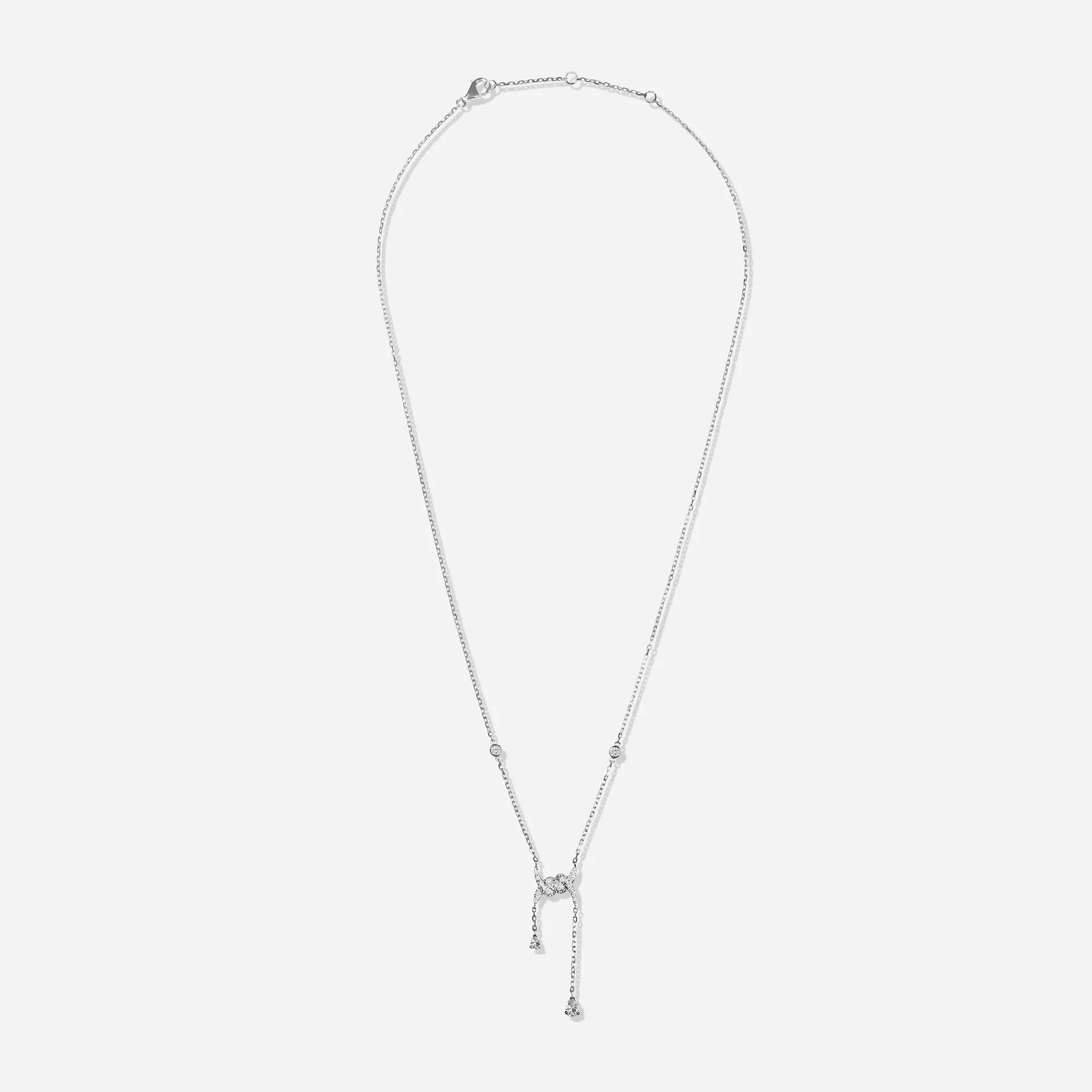 Barbelé Drop Paved Necklace sold by Djula product image thumbnail 3